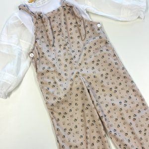 Blusa Algodón Mangas Nansu y Feston