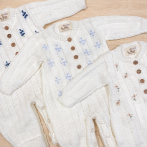 Entero Bordado Tejido en Dralon