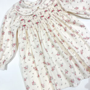 Vestido Pana Flores Smock