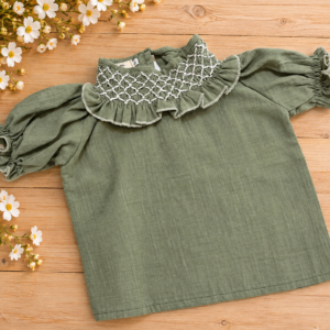 Camisa Cuello Smock